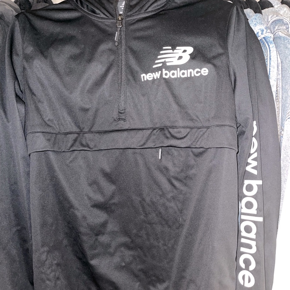 balance hoodie light win half zip wind breaker